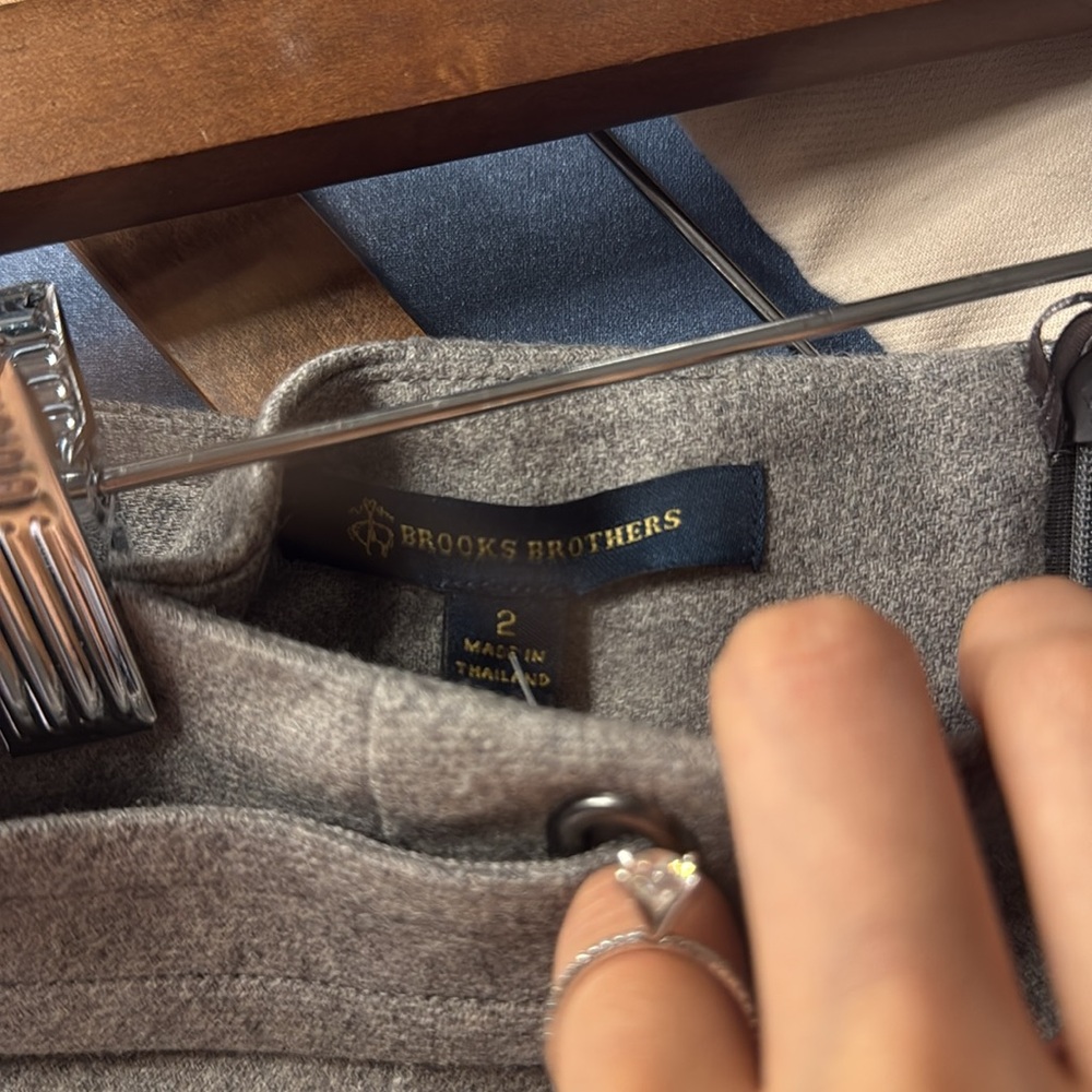 Brooks Brothers Elegant Gray Women's Skirt - Picture 5 of 5